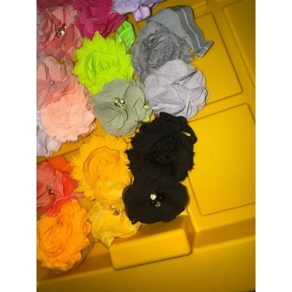 15 baby girl flower head bands B18